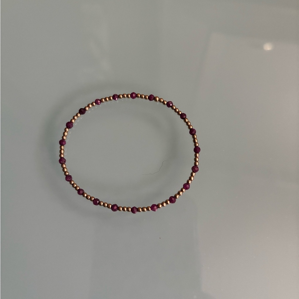 Like new enewton ruby and gold bracelet